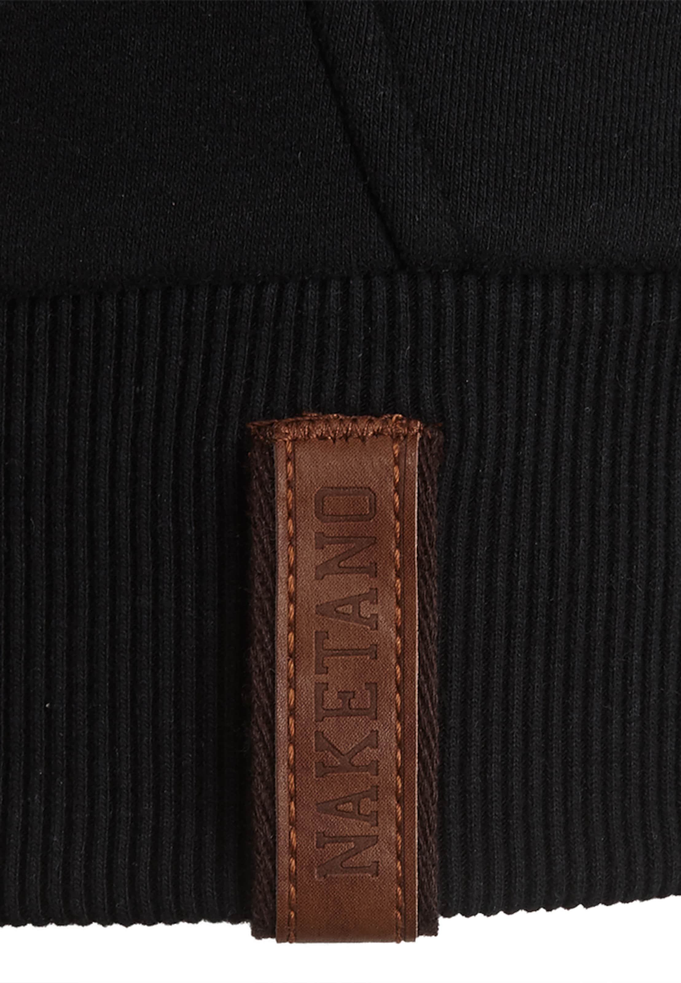 Giacca di felpa di naketano in nero