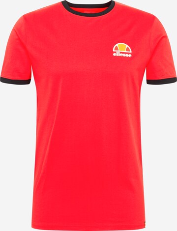 ELLESSE T-Shirt 'Cubist' in Rot: predná strana