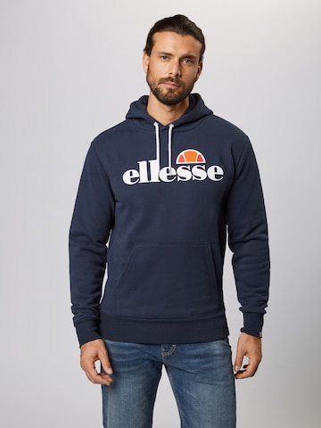 ELLESSE Klasický střih Mikina 'Gottero' – modrá: přední strana