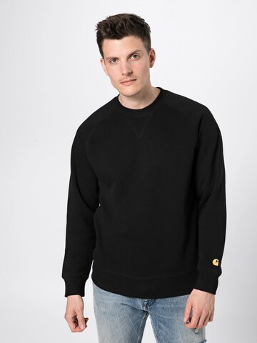 Carhartt WIP Mikina 'Chase' – černá: přední strana