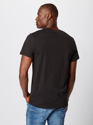 G-Star RAW - Regular Fit Camisa 'Swando' em preto: atrás