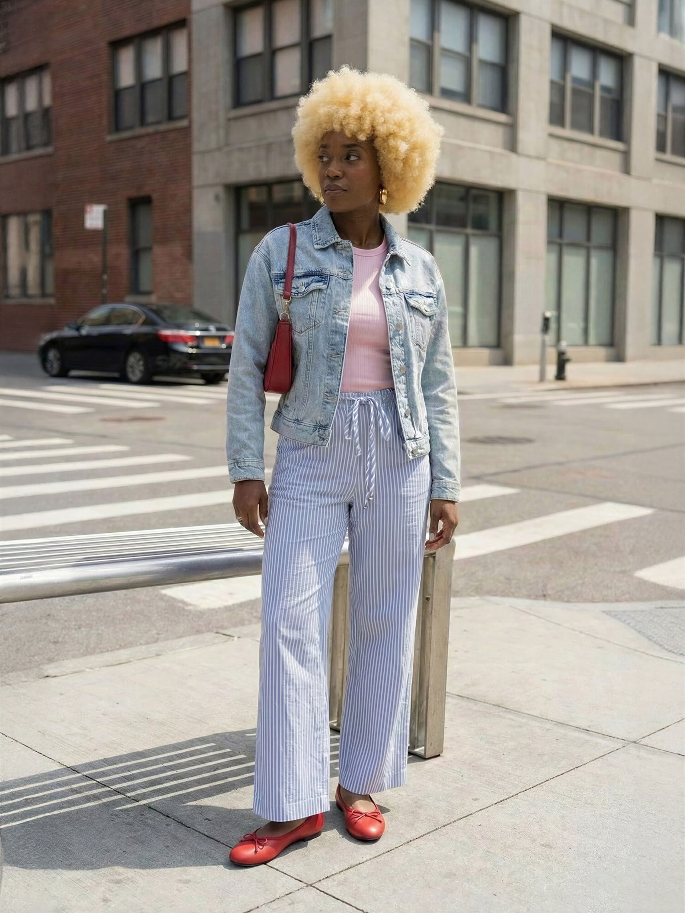 Jamila - Red Highlights Look