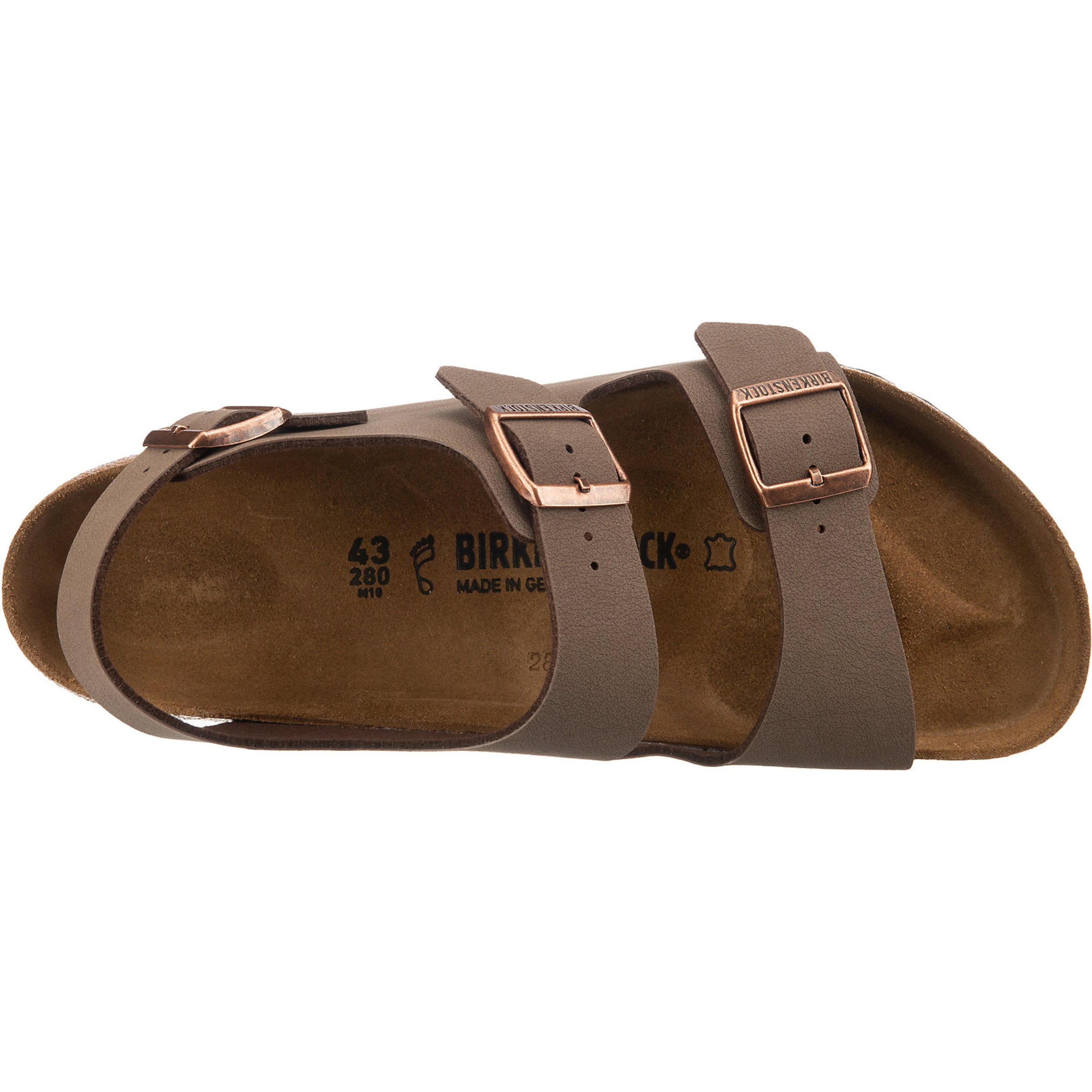 BIRKENSTOCK Sandale 'Milano' in Braun