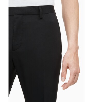 Regular Pantalon à plis Calvin Klein en noir