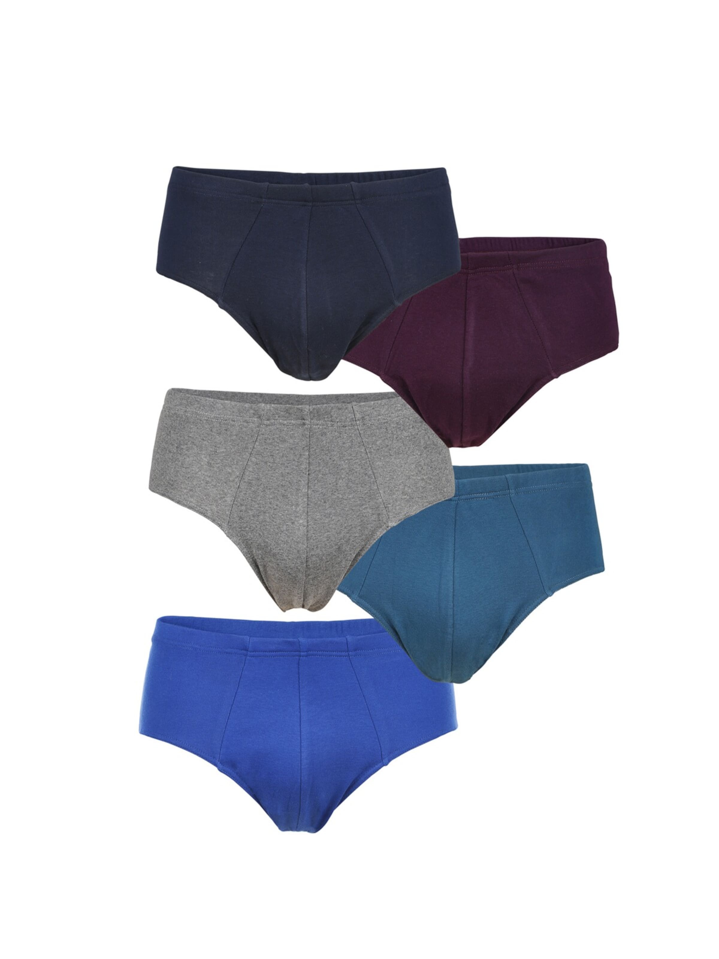 Jan Vanderstorm 5er Pack Sportslip ' Erblin ' in Mischfarben: Vorderseite