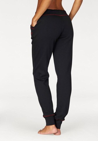 BENCH Slimfit Broek in Zwart