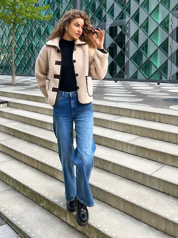 Teddy Jacket Look by JDY