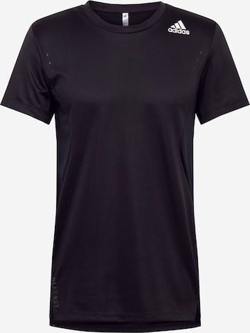 T-Shirt fonctionnel ADIDAS SPORTSWEAR en noir : devant