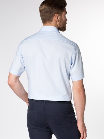 ETERNA Regular fit Button Up Shirt in Blue