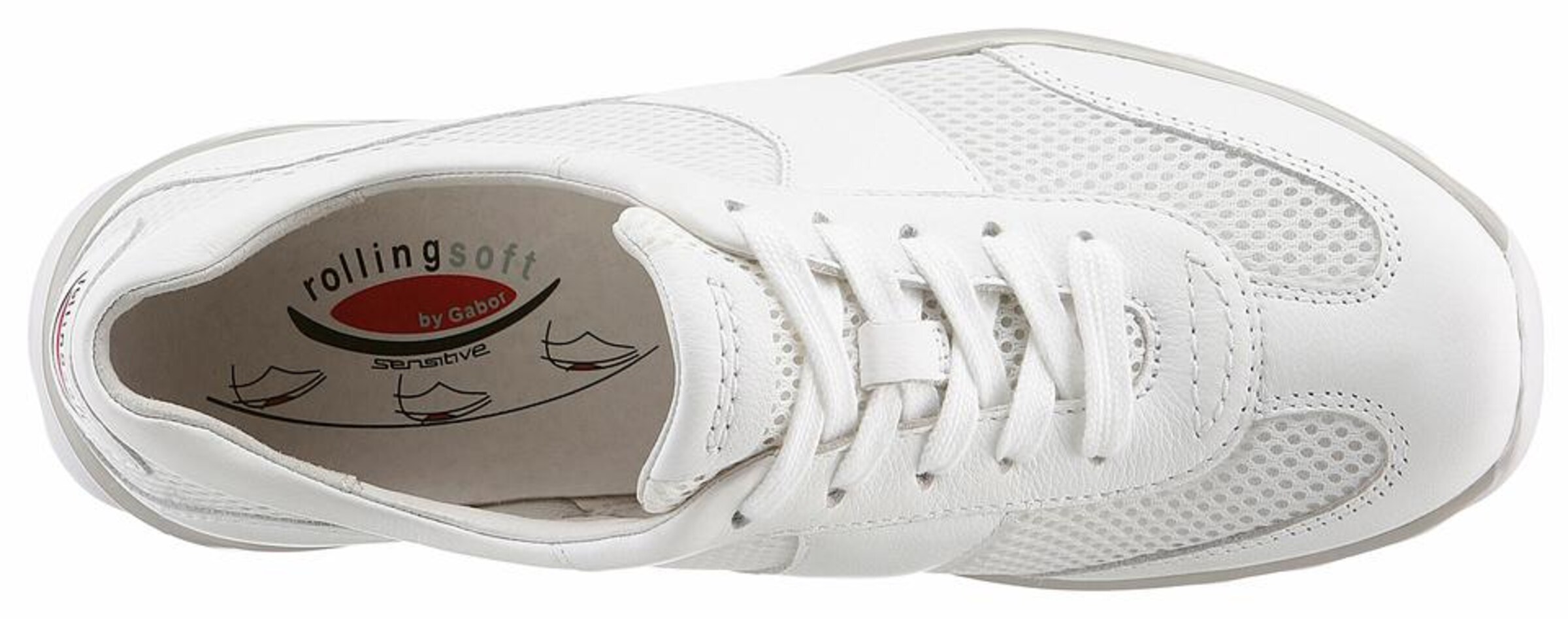 GABOR Sneaker in Weiß