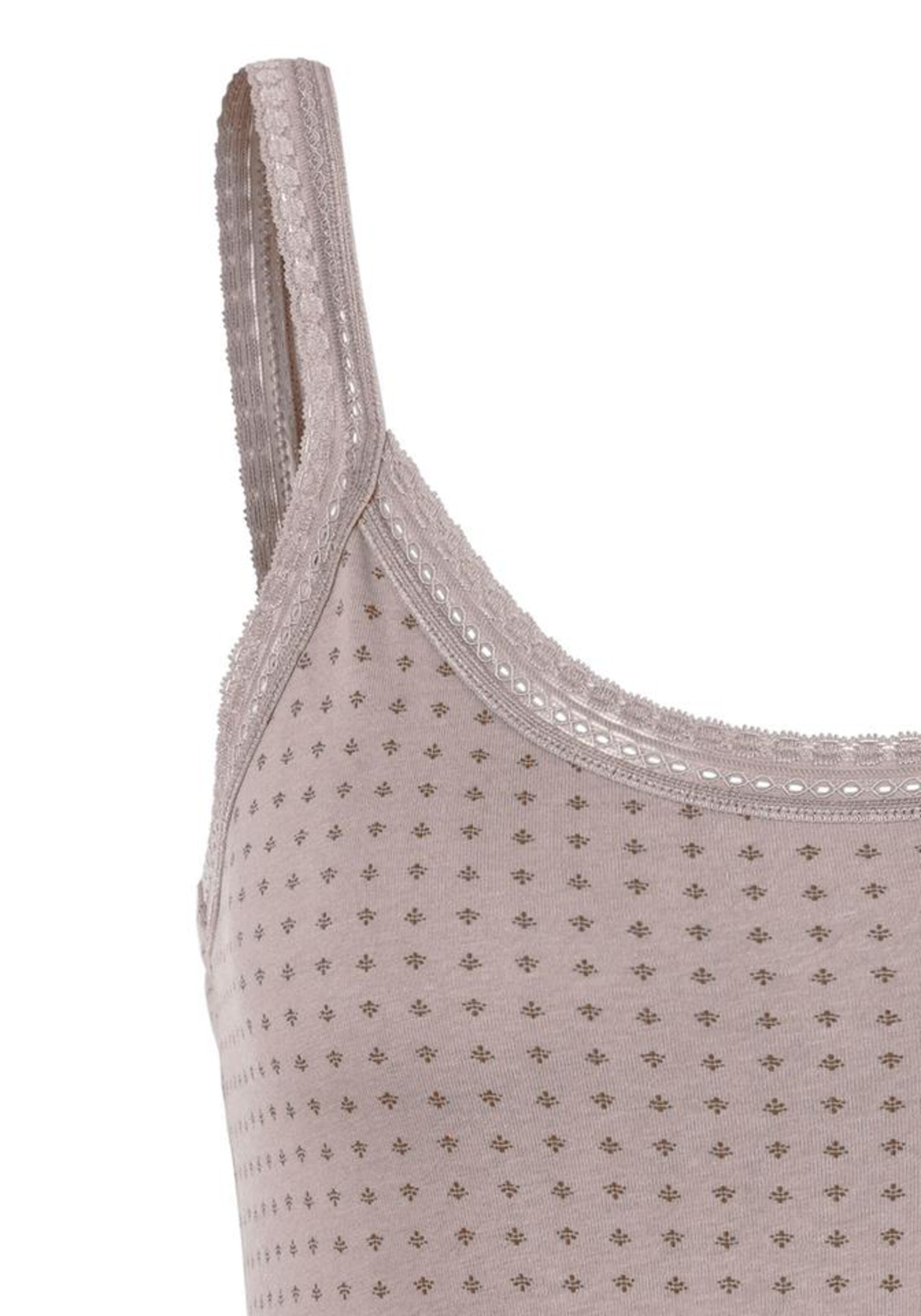 LASCANA Нательная майка в Серый