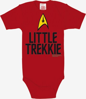 LOGOSHIRT Rompertje/body 'Star Trek-Logo' in Rood: voorkant