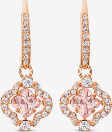 Swarovski Earrings in Gold: front