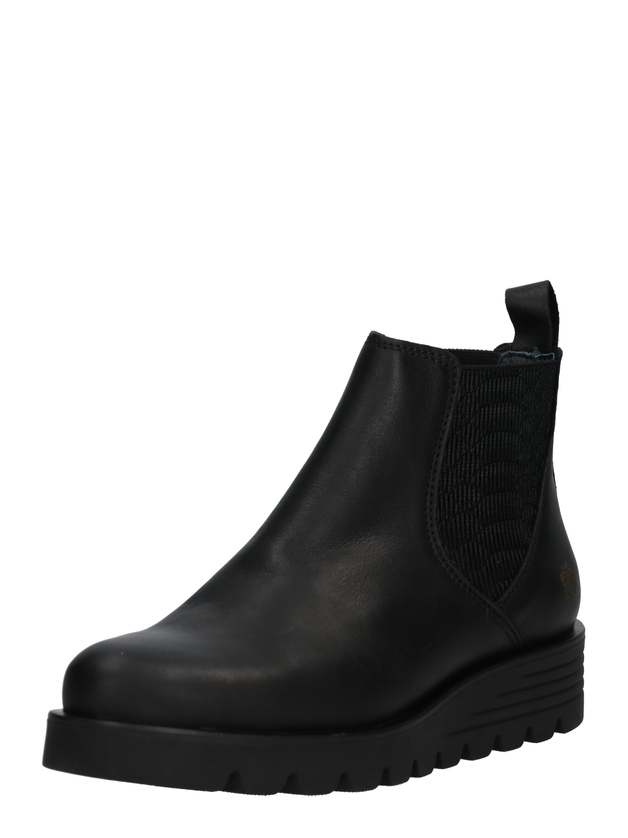 Apple of Eden - Chelsea boots 'PEARL' in de kleur Zwart