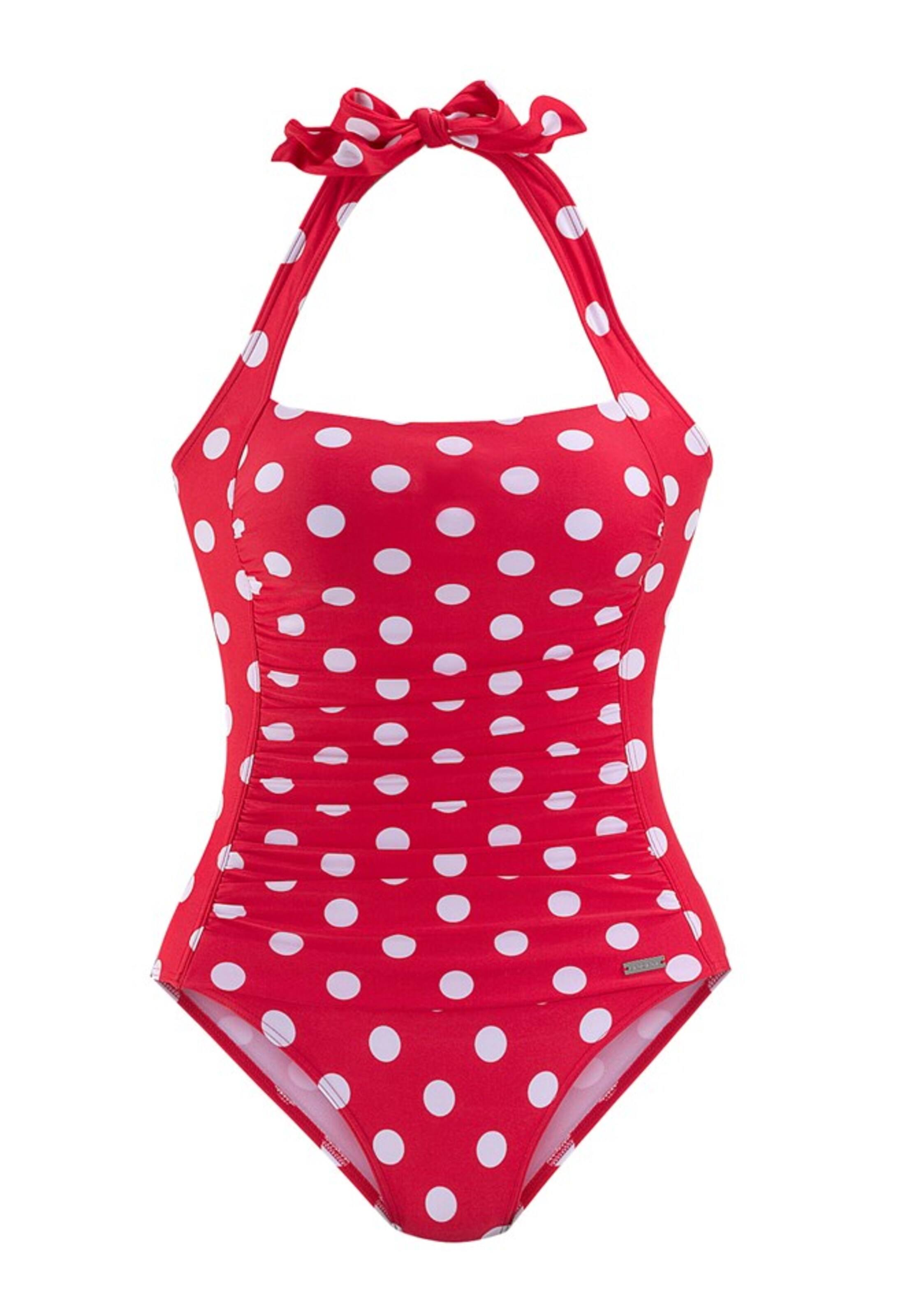 LASCANA - Badeanzug in rot