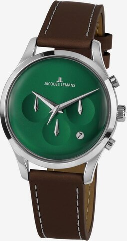 Jacques Lemans Analog Watch in Brown: front