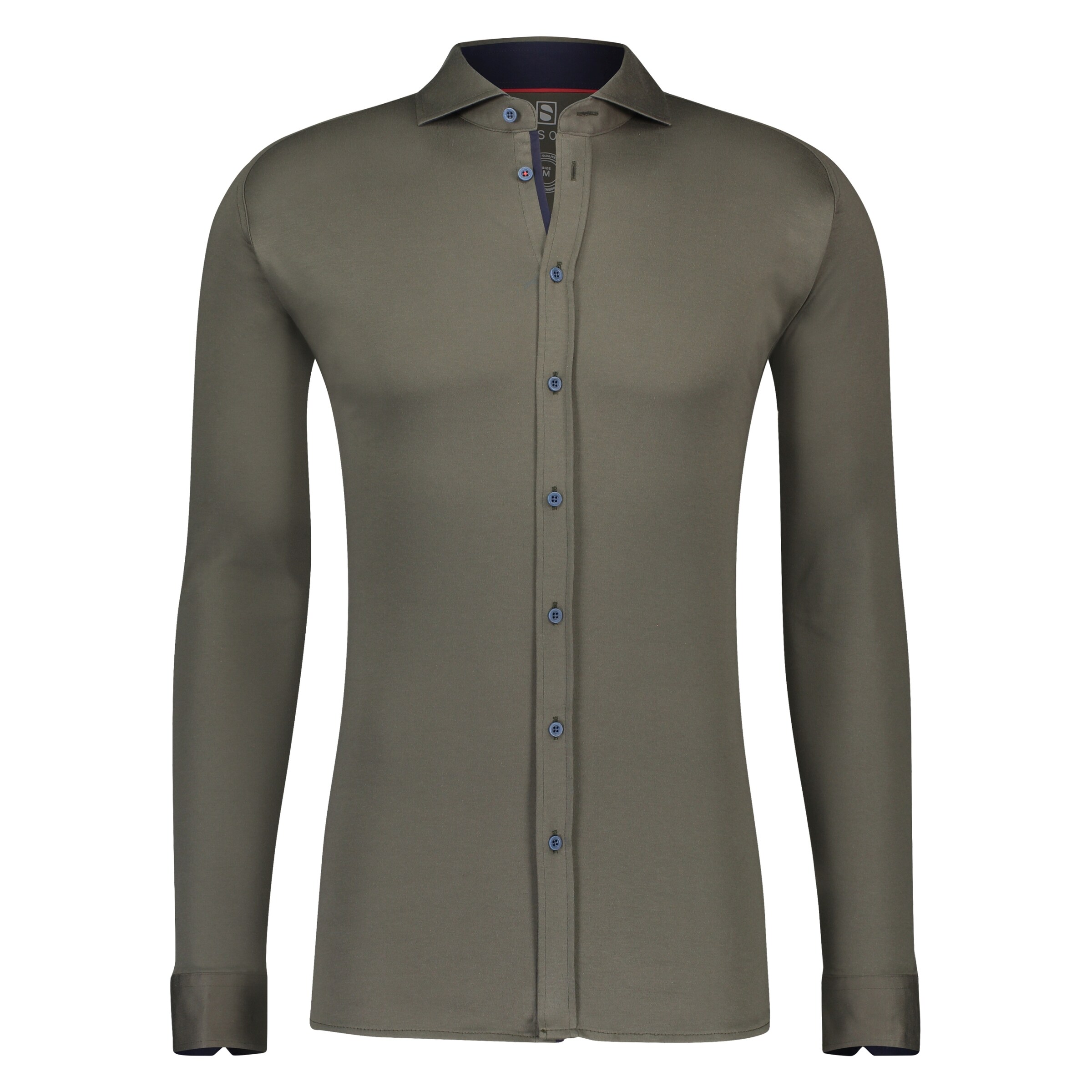 DESOTO Slim Fit Hemd in Grau: Vorderseite