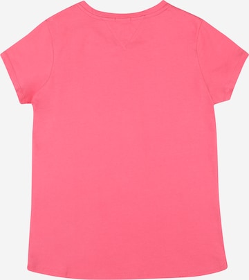 Regular T-Shirt 'ESSENTIAL' TOMMY HILFIGER en rose