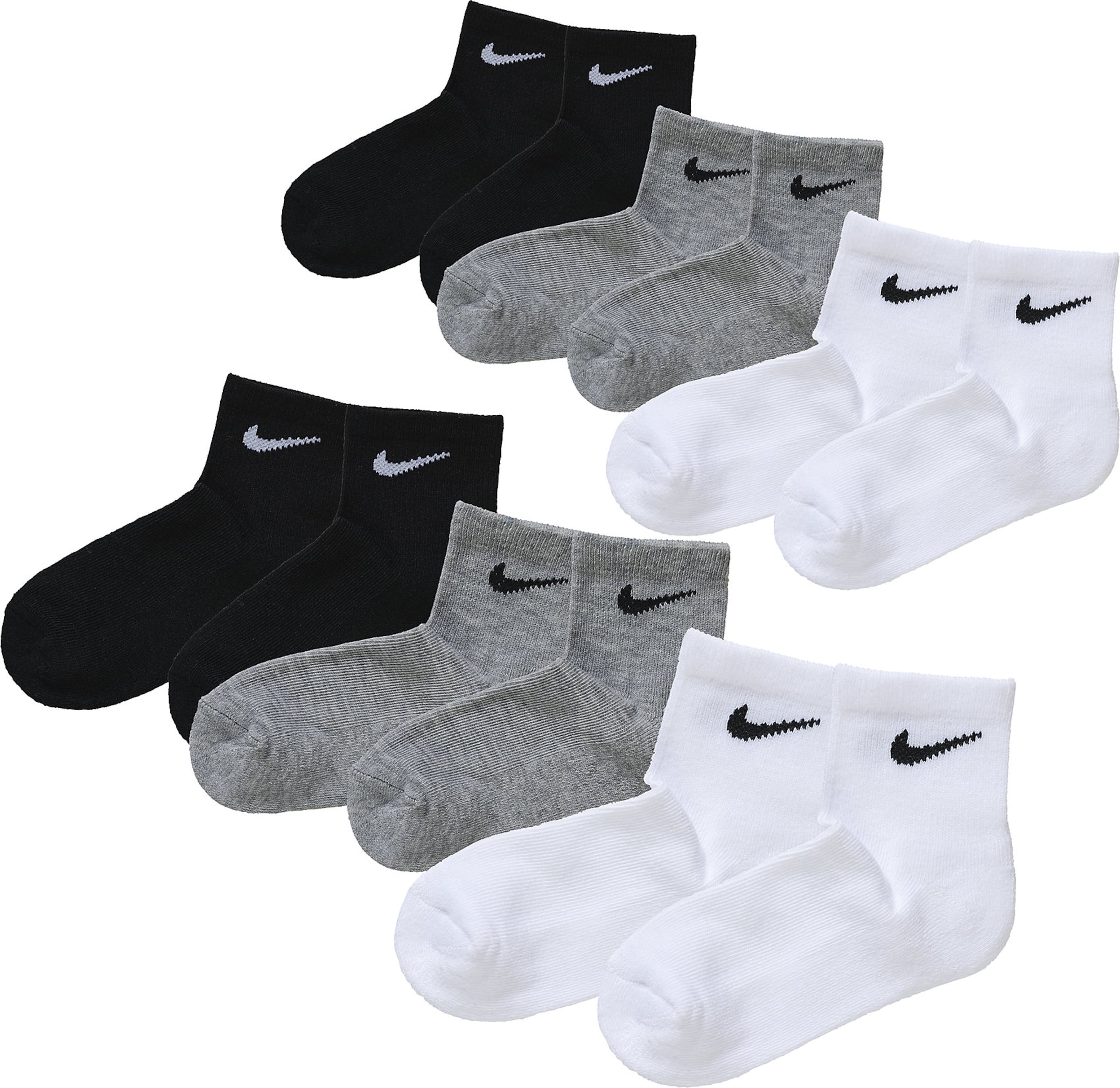 Chaussettes de sport NIKE en gris : devant