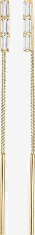 ELLI PREMIUM Ohrringe Ear Chain, Trend, Geo in Gold: predná strana