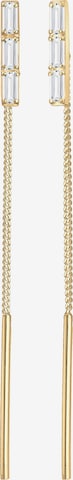 ELLI PREMIUM Ohrringe Ear Chain, Trend, Geo in Gold: predná strana