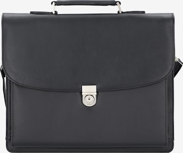 Alassio Document Bag 'Forte' in Black: front