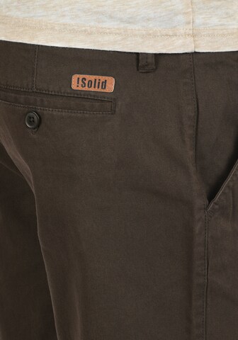 !Solid Regular Chino Pants 'Lamego' in Brown