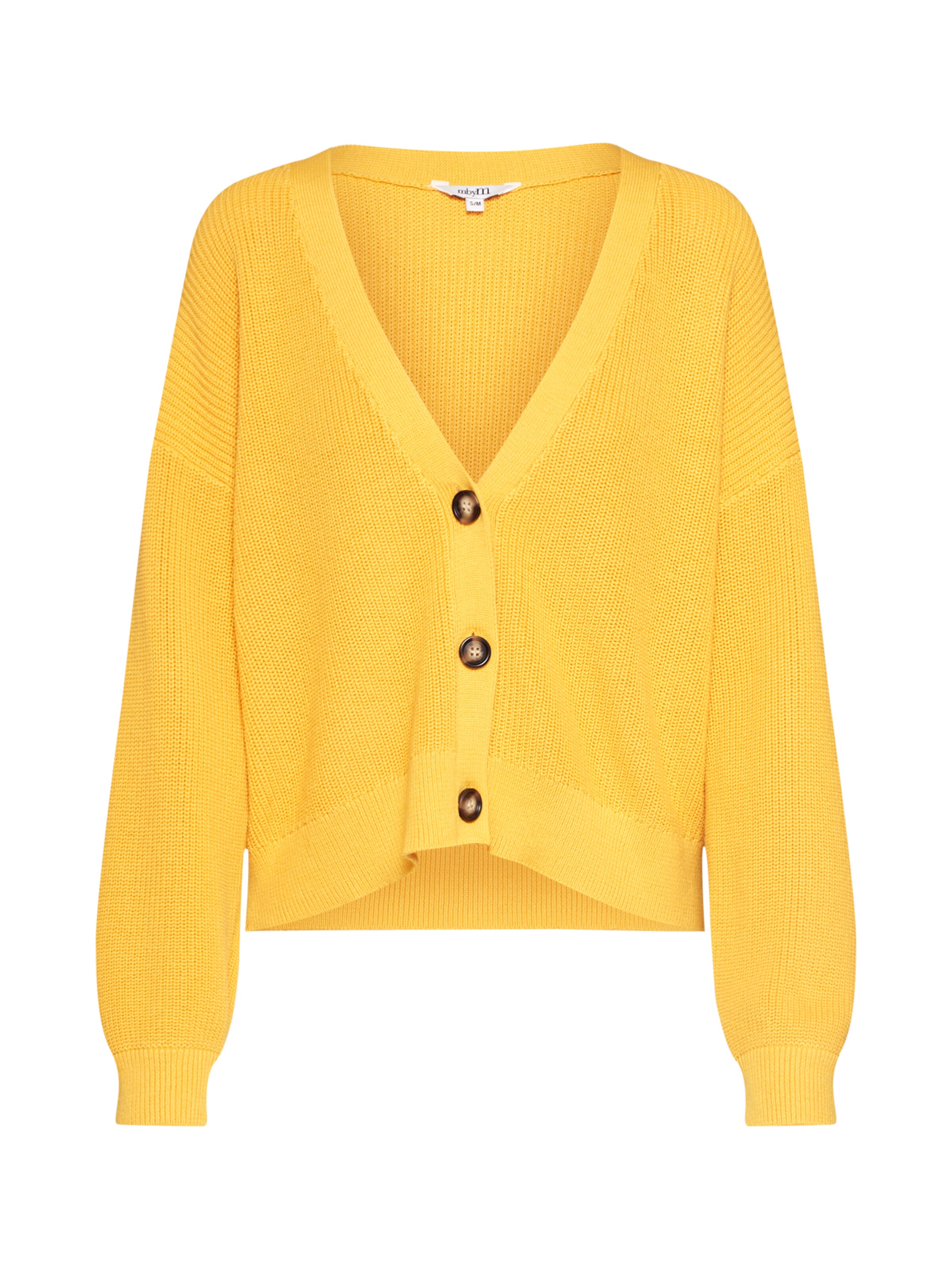 mbym - Gebreid vest 'Janise' in de kleur Geel