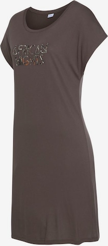 LASCANA Nightgown 'Africa' in Grey