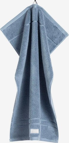 GANT Handdoek 'Organic Premium' in Blauw: voorkant