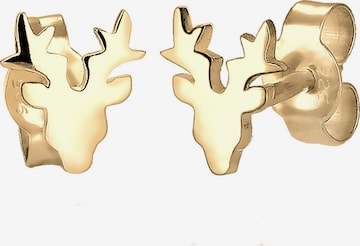 Boucles d'oreilles 'Hirsch' ELLI en or : devant
