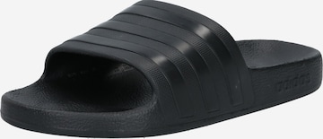 ADIDAS PERFORMANCE Beach & Pool Shoes in Black: front