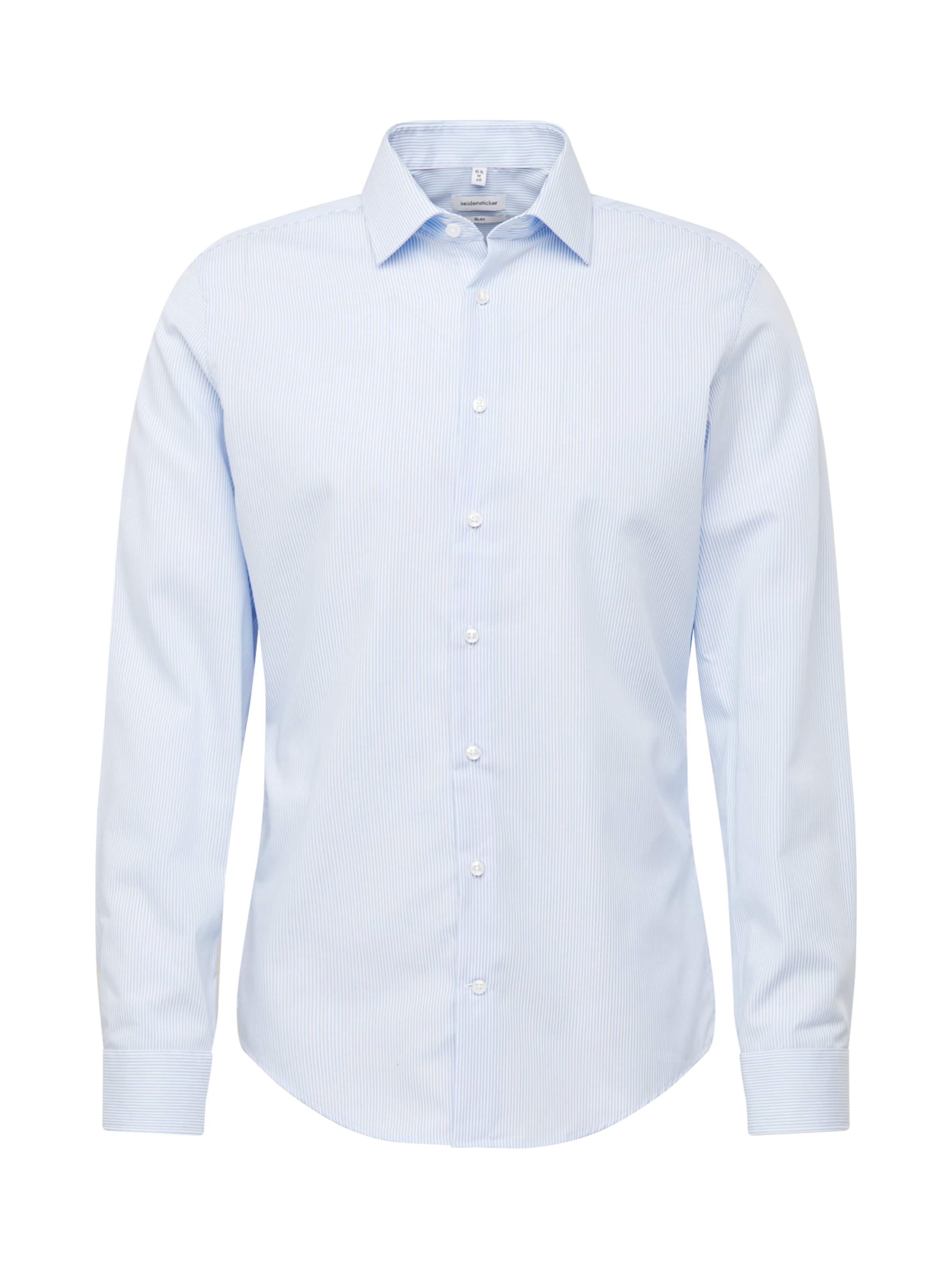 SEIDENSTICKER Slim fit Business Shirt in Blue: front
