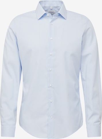 Coupe slim Chemise business SEIDENSTICKER en bleu : devant