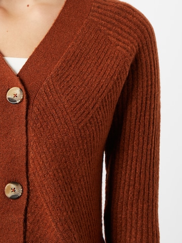 ONLY Knit Cardigan 'CAROL' in Brown