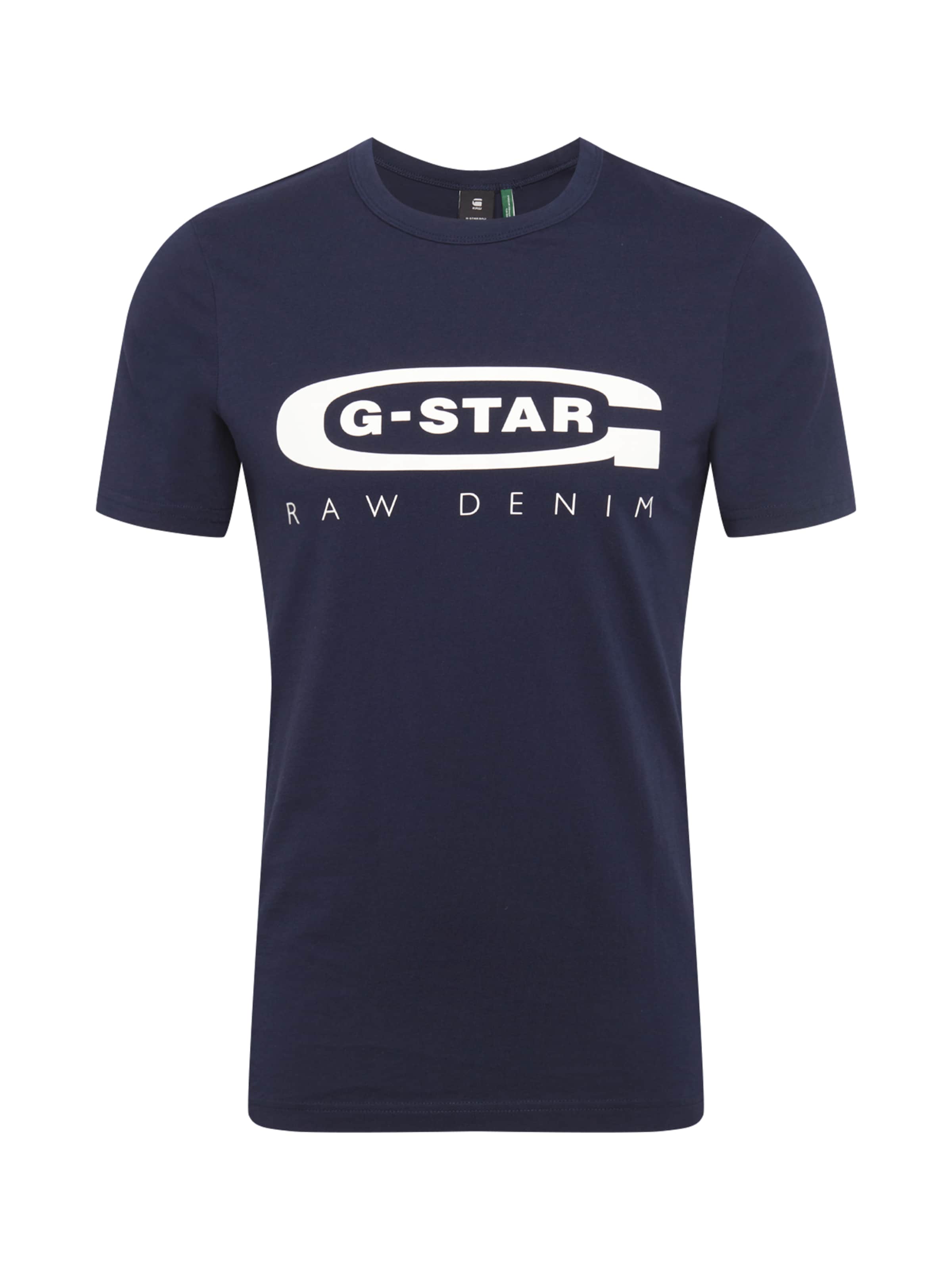 G-STAR Shirt 'Graphic 4' in Blue: front