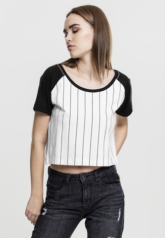 Tricou de la Urban Classics pe alb: față