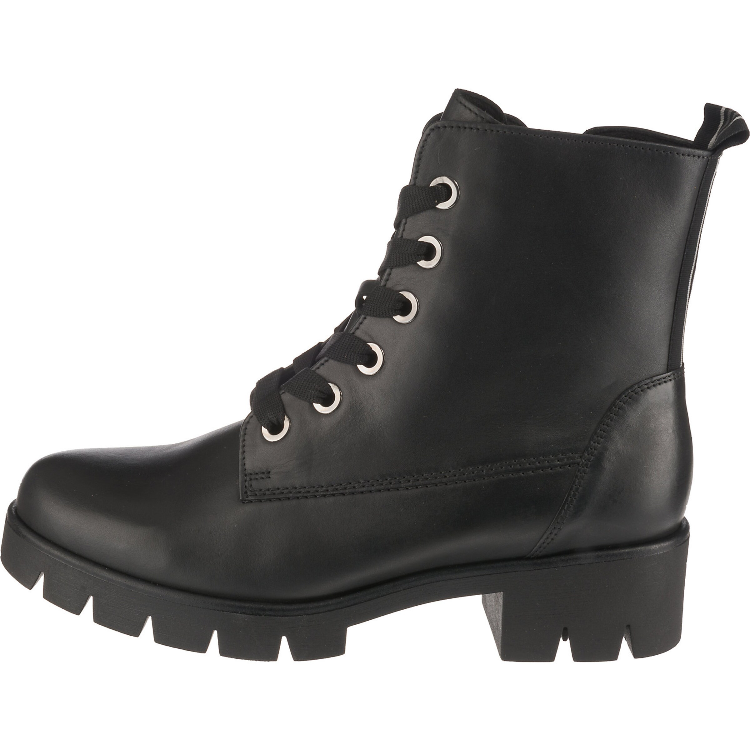 GABOR Schnürstiefelette in Schwarz