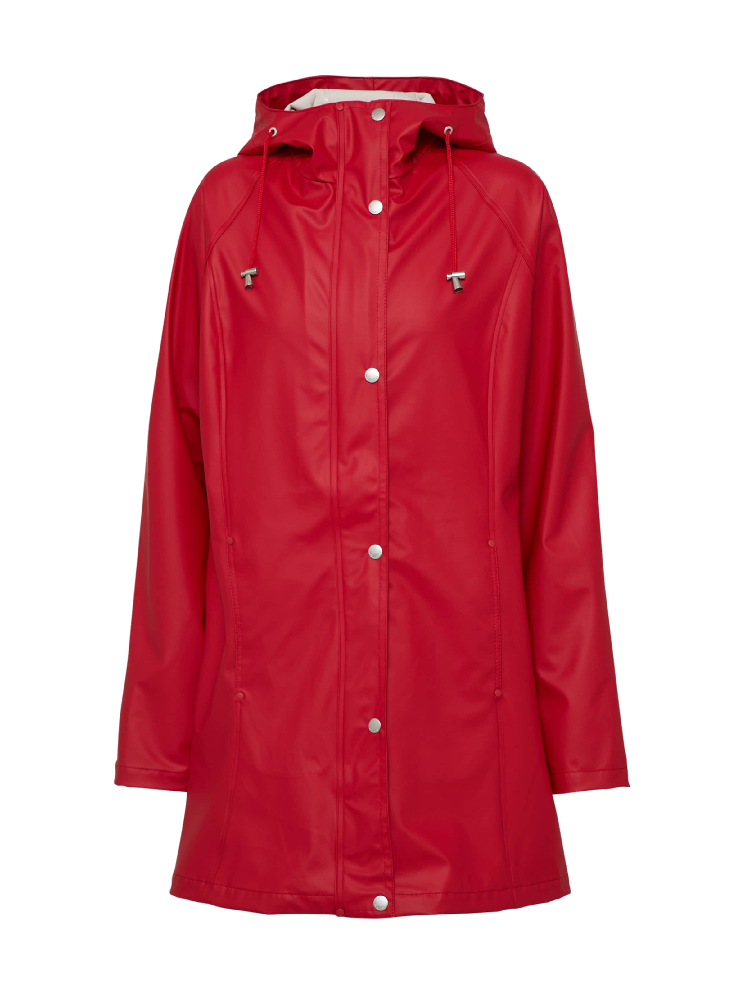 ILSE JACOBSEN Raincoat in Red: front