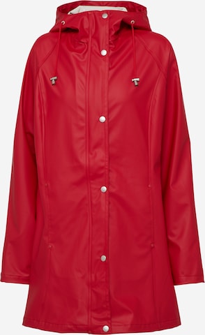 ILSE JACOBSEN Raincoat in Red: front