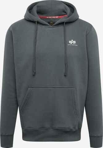 ALPHA INDUSTRIES Regular Fit Sweatshirt in Grau: predná strana