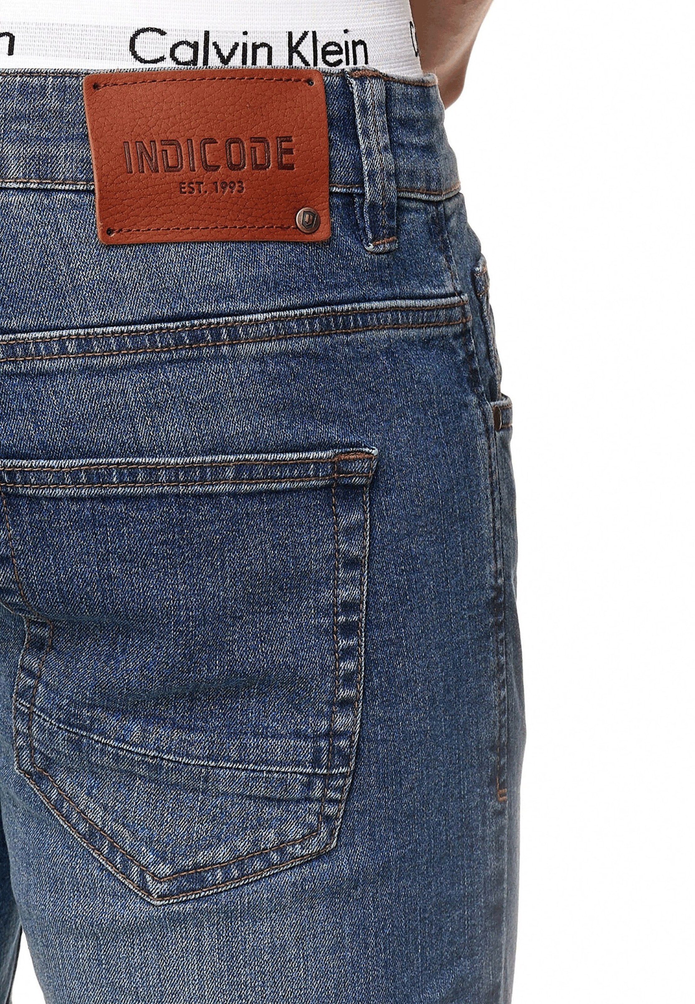 INDICODE JEANS Regular Pants 'Texas' in Blue