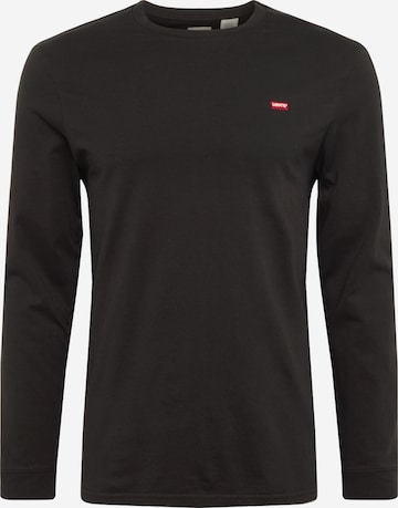 LEVI'S ® - Ajuste regular Camiseta 'LS Original HM Tee' en negro: frente