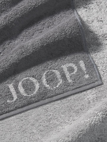 JOOP! Shower Towel 'Doubleface' in Grey
