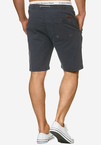 INDICODE JEANS Regular Shorts 'Stoufville' in Blau