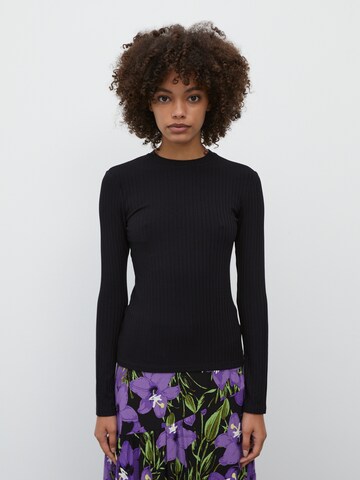 EDITED Shirt 'Ginger' in Schwarz: Vorderseite