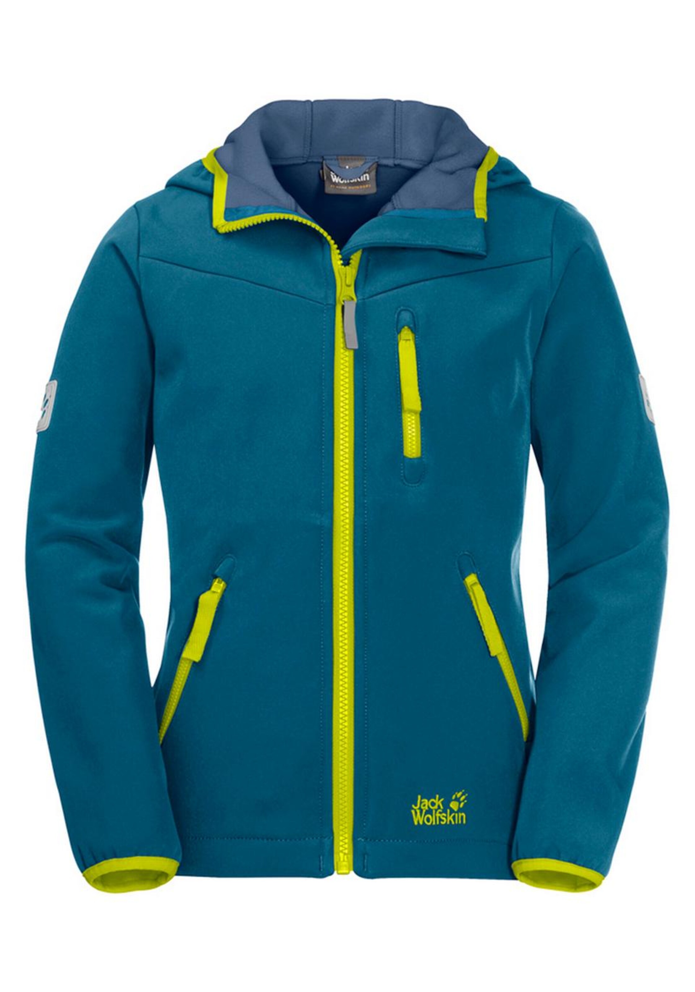 JACK WOLFSKIN - Softshelljacke 'Whirlwind' in blau
