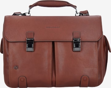 Piquadro Document Bag in Brown: front