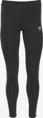 ADIDAS ORIGINALS Skinny Leggings in Zwart: voorkant