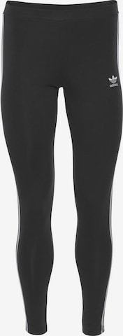 Leggings de la ADIDAS ORIGINALS pe negru: față